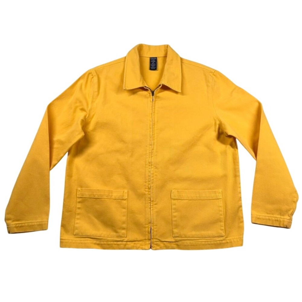Lands' End Yellow Utility Jacket